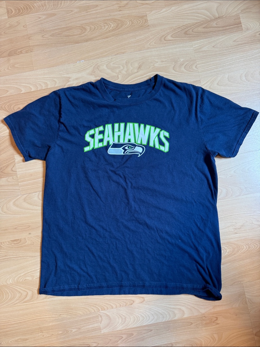 Fanatics Seahawks Navy Blue Short Sleeve Tee